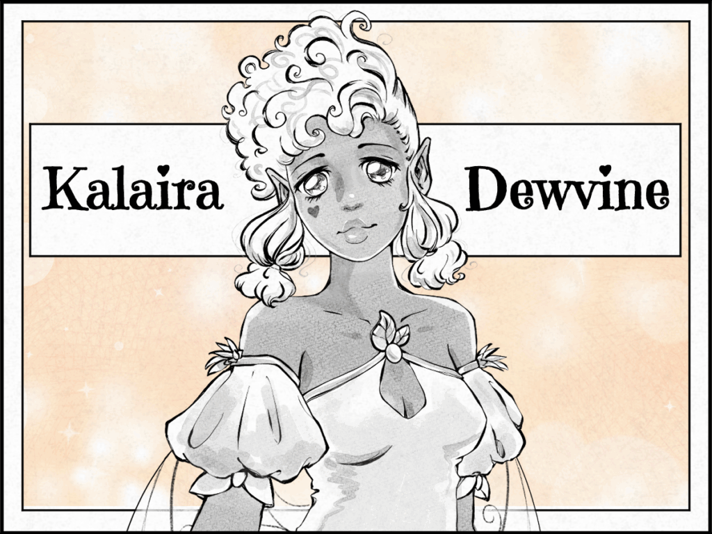 Kalaira Dewvine - A Simple Twist of Fae official art by TuffMallow.
